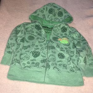 TMNT hoodie 4T